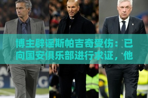 博主辟谣斯帕吉奇受伤：已向国安俱乐部进行求证，他一点事没有