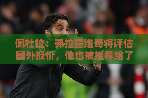佩杜拉:弗拉霍维奇将评估国外报价,他也被推荐给了那不勒斯 佩杜拉:弗拉霍维奇将评估国外报价,他也被推荐给了那不勒斯